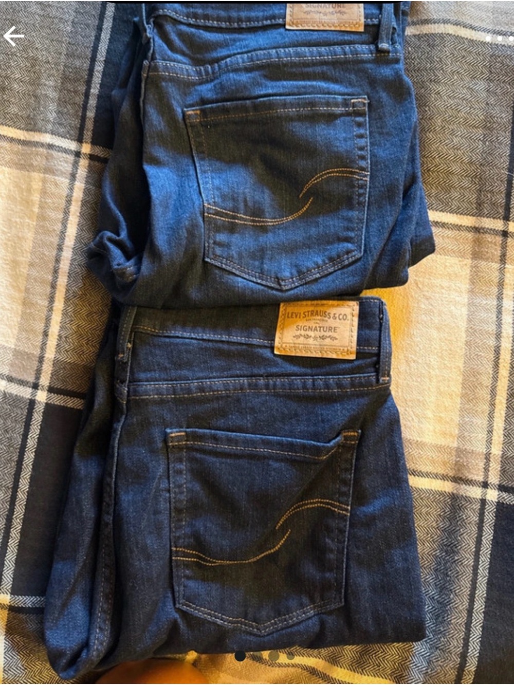 Levi's Signature Dark Blue Skinny Jeans